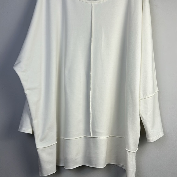 Spanx Perfect Length Tunic Sweatshirt Size 2XL Dolman Sleeves While Cozy Fabric - Picture 4 of 16